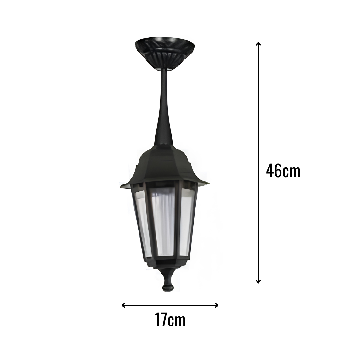 Zerpa Optik Altıgen Siyah Sarkıt Z 6852