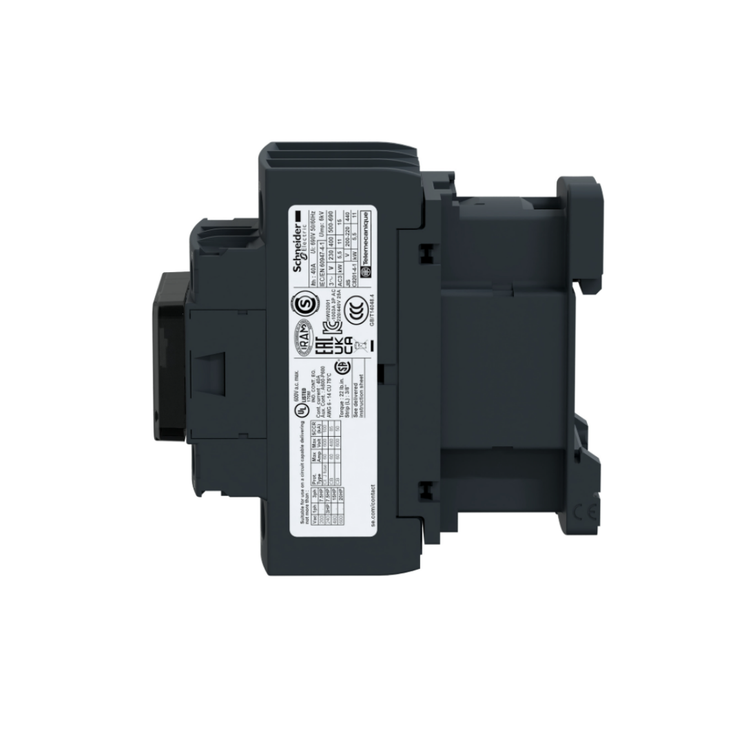 Schenider LC1-D38M7 TeSys D Kontaktör - 3P (3 NA) - AC-3 - <= 440 V 38 A - 220 V AC Bobin