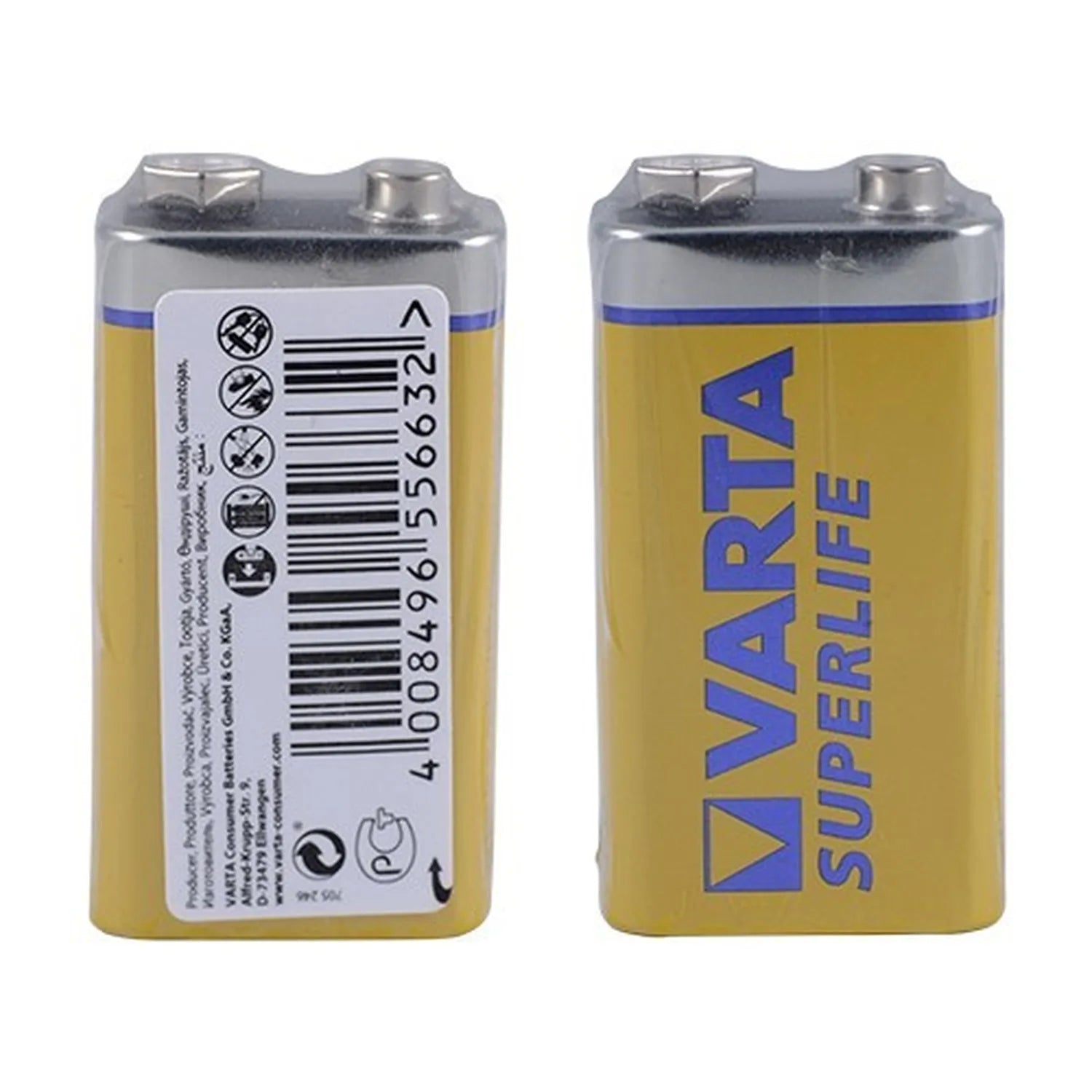 Varta Tekli 2022 Süperlife Blister 9V Pil