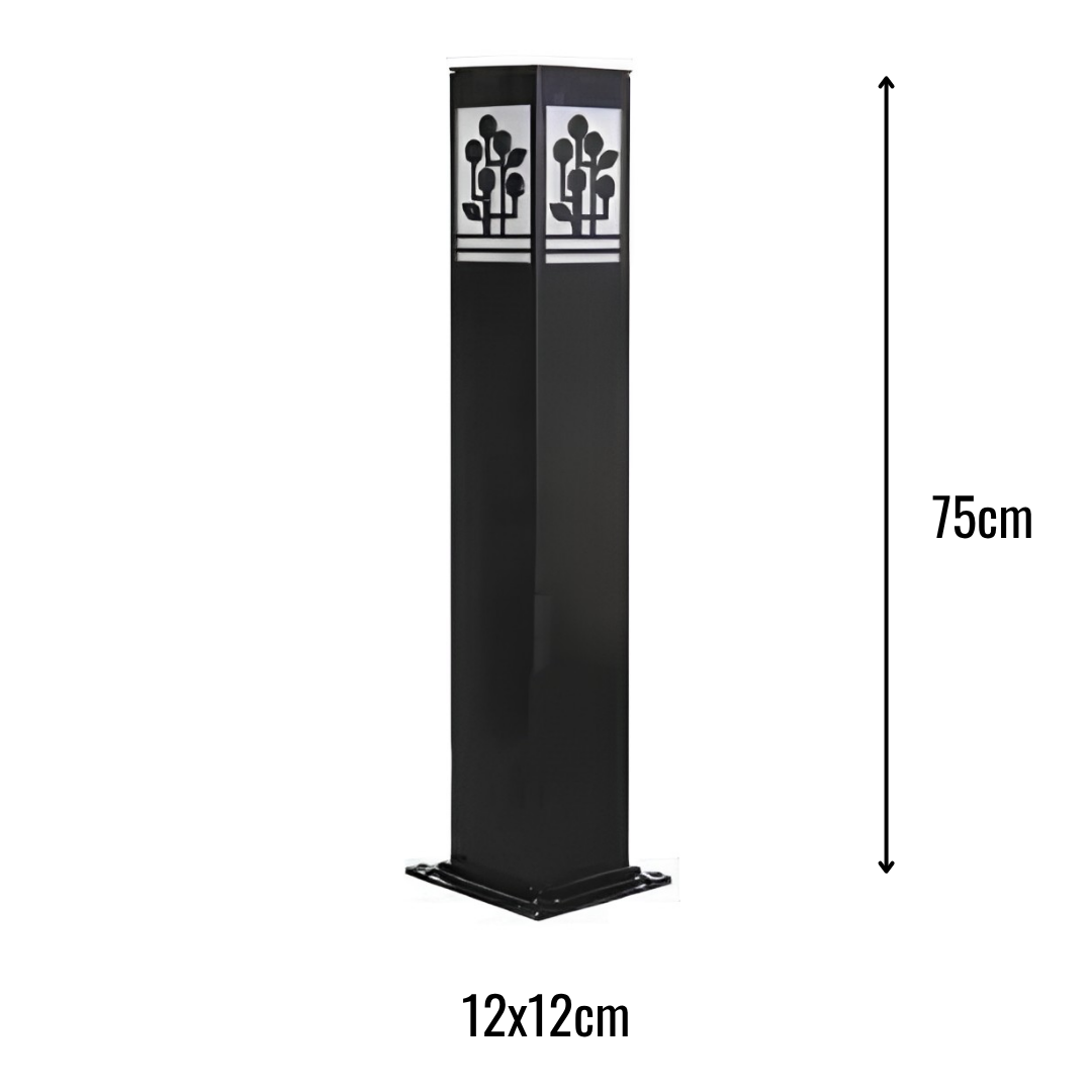 Zerpa Alüminyum Bollard E27 Duylu Tekli Z 20854