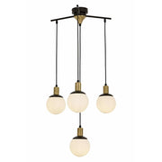 Avonni Siyah Boyalı Modern Avize AVONNI AV-1838-4BSY