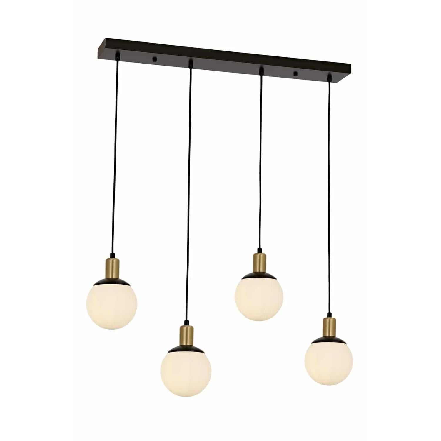 Avonni Siyah Boyalı Modern Avize AVONNI AV-1838-4Y-BSY