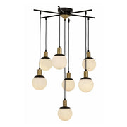 Avonni Siyah Boyalı Modern Avize AVONNI AV-1838-7BSY