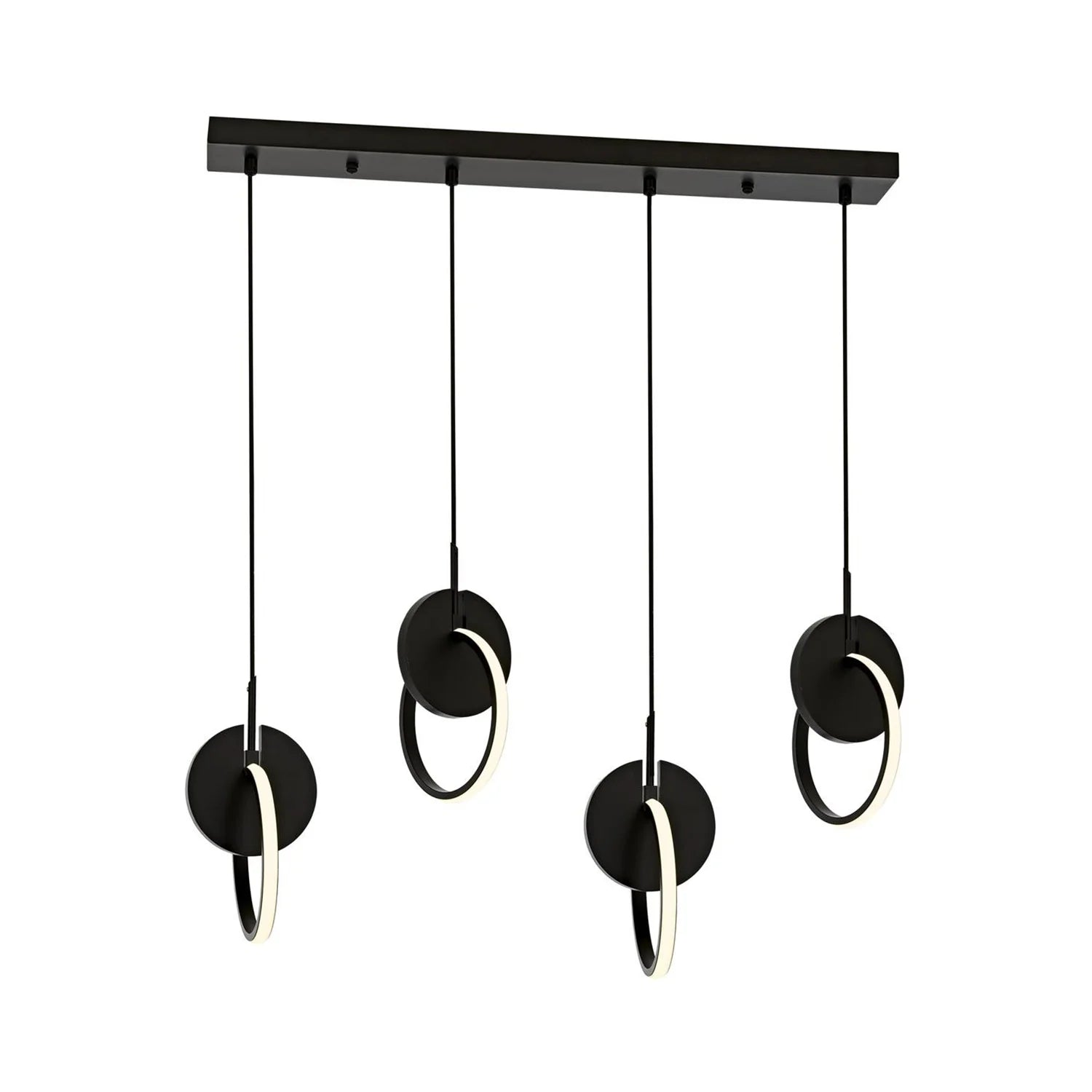 Avonni Siyah Boyalı Modern Avize AVONNI AV-1874-4Y-BSY