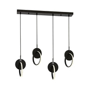 Avonni Siyah Boyalı Modern Avize AVONNI AV-1874-4Y-BSY