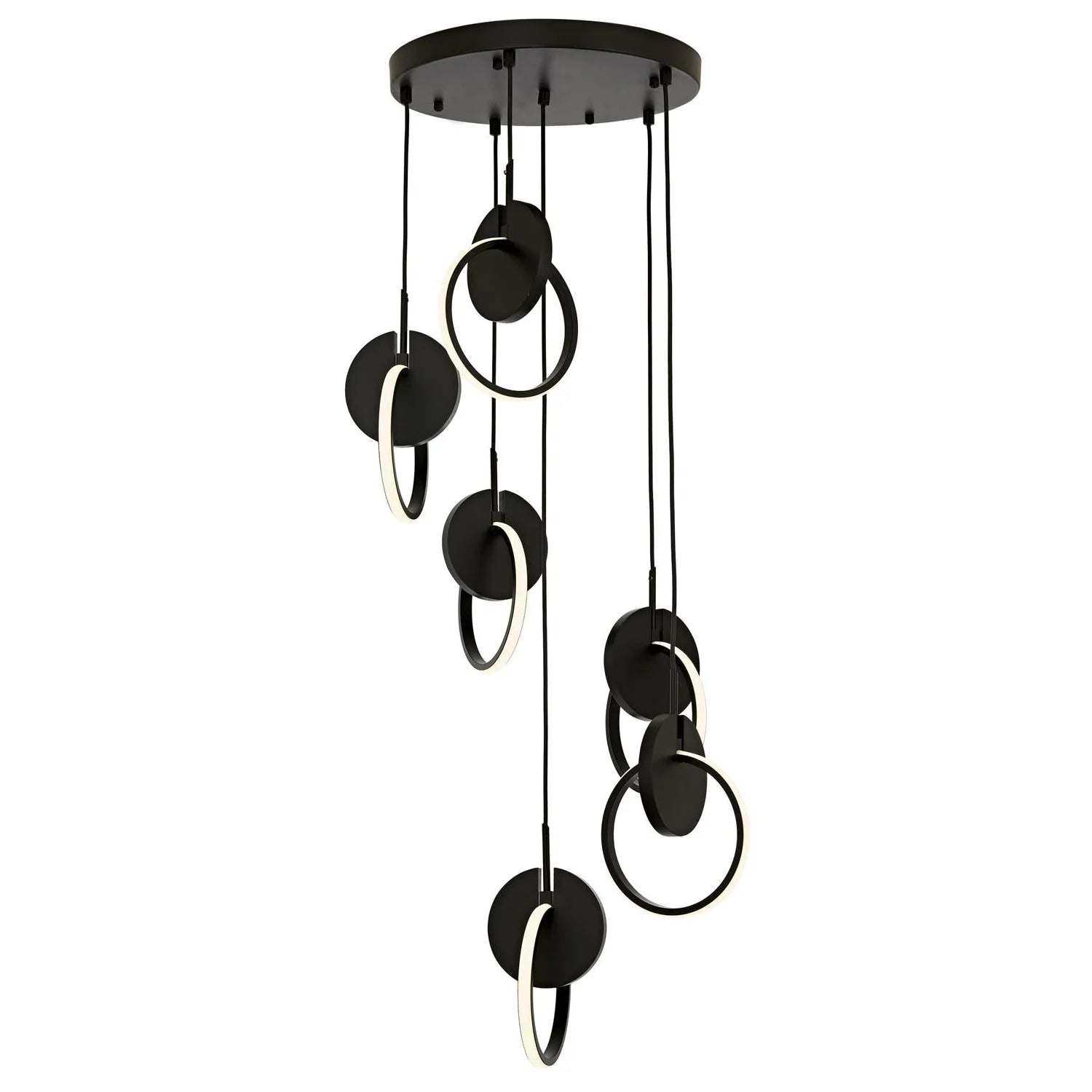 Avonni Siyah Boyalı Modern Avize AVONNI AV-1874-6T-BSY