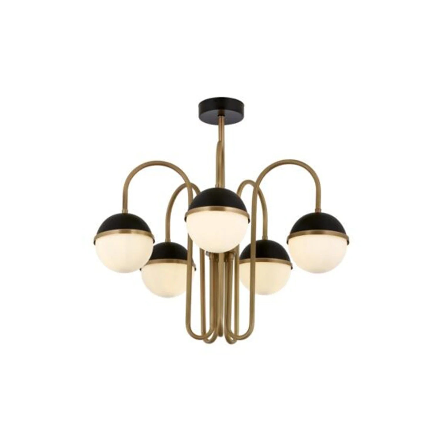 Avonni Siyah/Eskitme Boya/Kaplama Modern Avize AVONNI AV-1895-5E