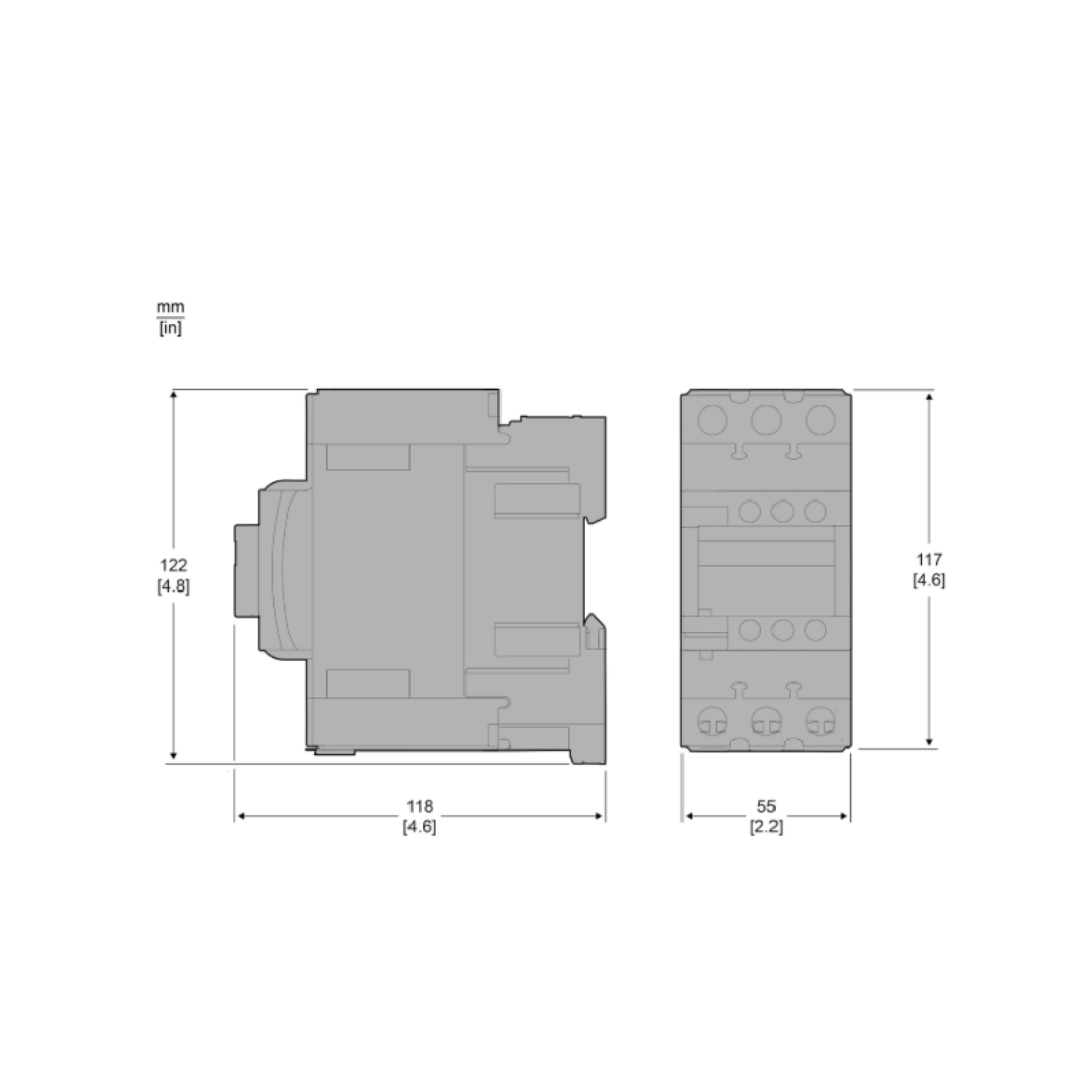 Schenider LC1-D50 TeSys D Kontaktör - 3P(3 NA) - AC-3 - <= 24 V 40 A - 220 V AC 50/60 Hz bobin