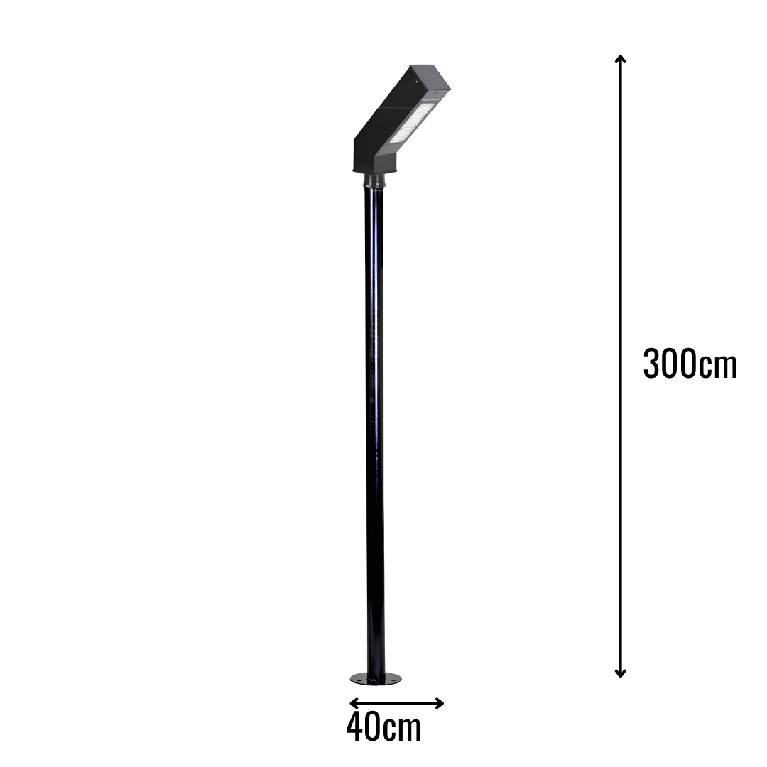 Zerpa Alüminyum Bollard 50w Lensli Powerled Direk Z 21012