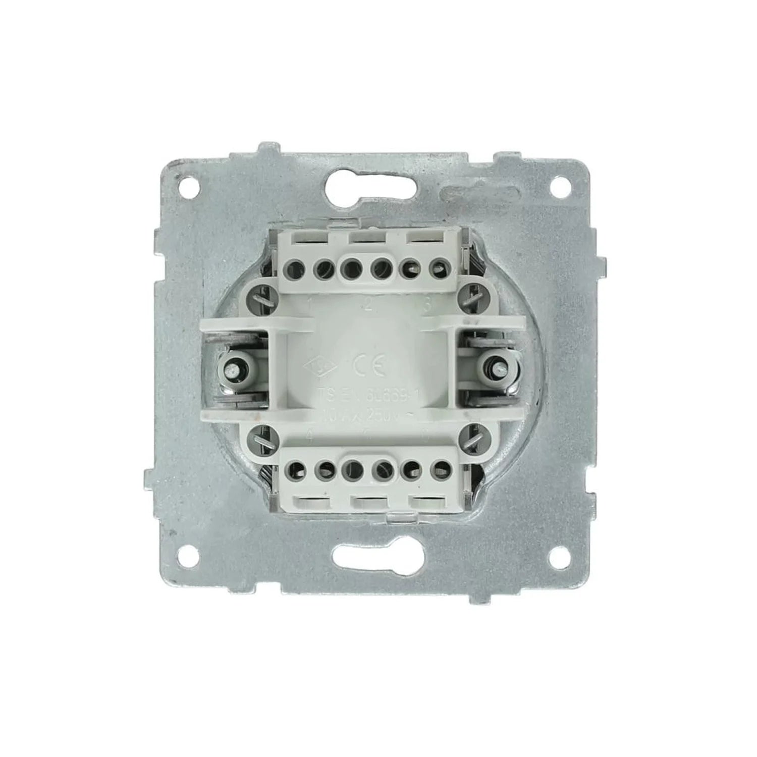 Ovivo Grano Metalik Siyah Üçlü Anahtar Mekanizması