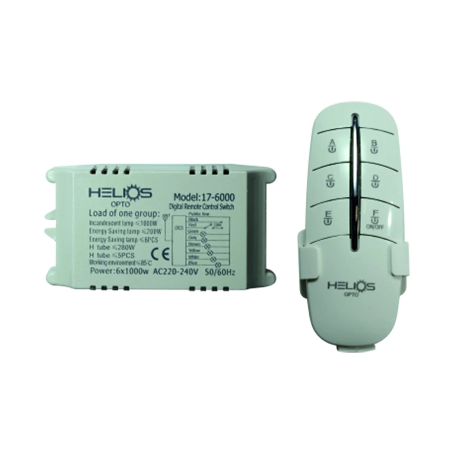 Helios Opto Max 6 x 1000 W 6 Kanallı Avize Kumandası HS 3610