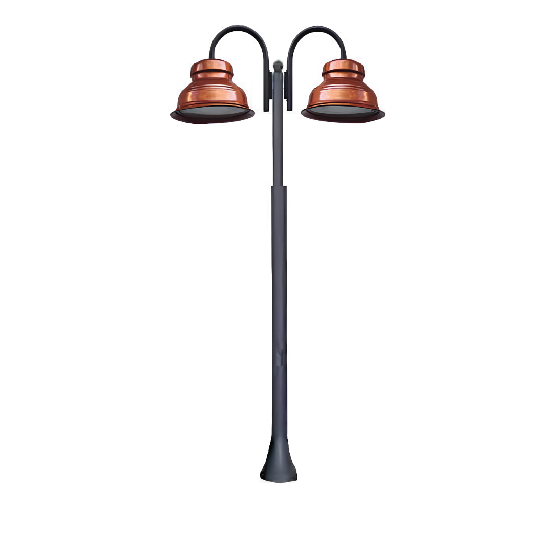 Zerpa Alüminyum Bakır Sıvamalı Çan 40w x2 Ledli İkili Direk Z 21021