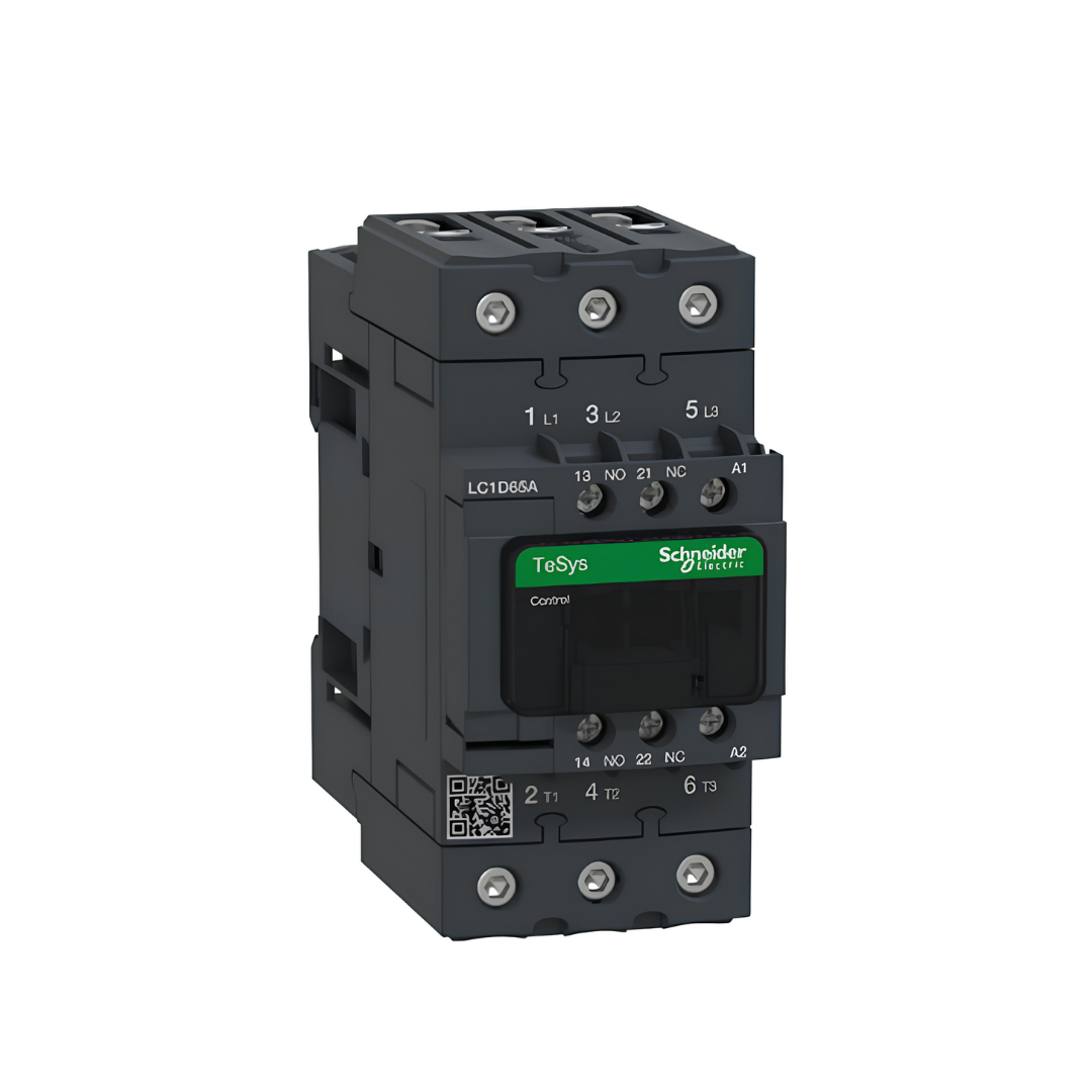 Schenider LC1-D65 TeSys D Kontaktör - 3P(3 NA) - AC-3 - <= 24 V 40 A - 220 V AC 50/60 Hz bobin