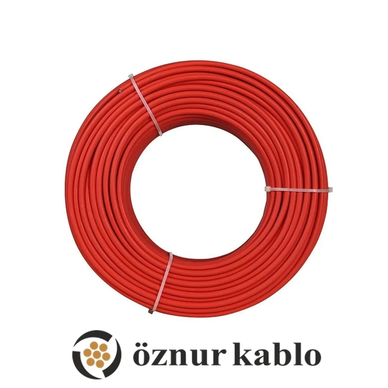 Öznur 100 Metre 6 MM Solar Kablo H1Z2Z2-K Kırmızı (FOTOVOLTAİK)