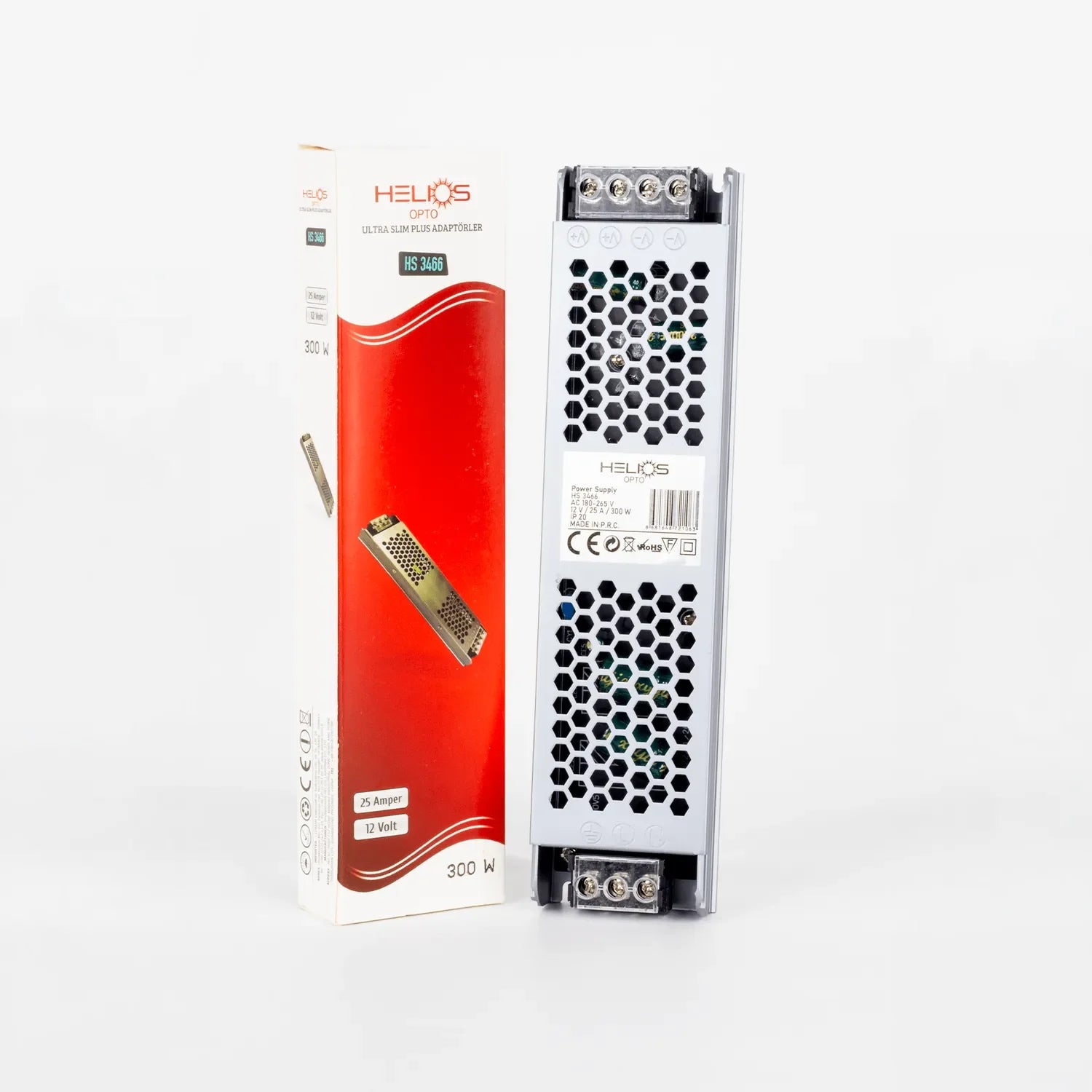 Helios Opto Ultra Plus Slim 25A 300W 12V Led Trafosu HS 3466