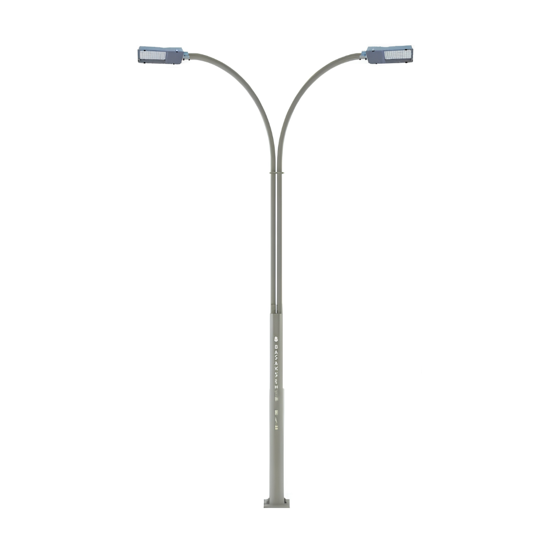 Zerpa S3 Sokak Armatürlü 60w x2 Powerled İkili Direk Z 21030