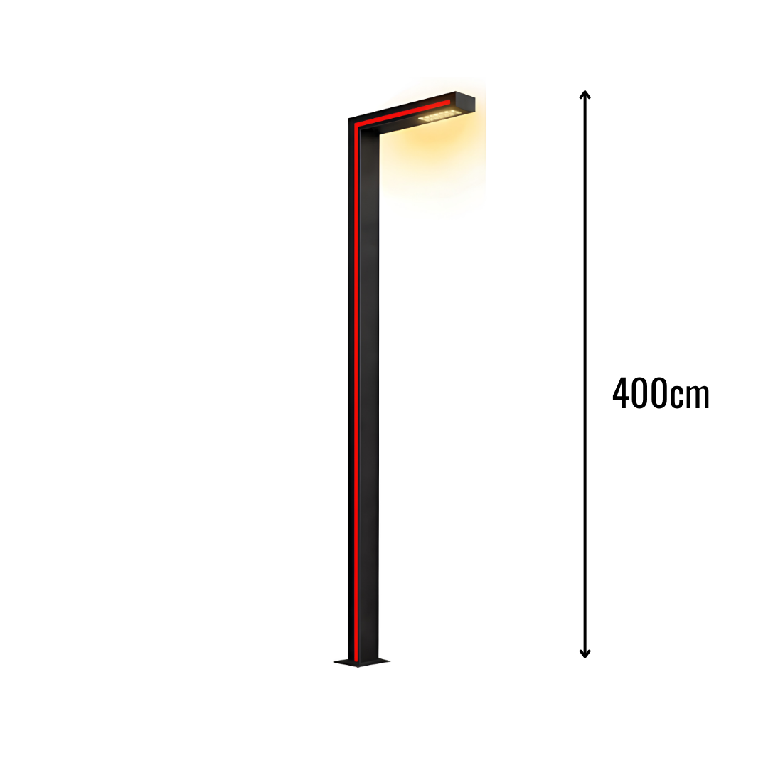 Zerpa Alüminyum Kanal 30w Ledli Tekli Direk Z 12570