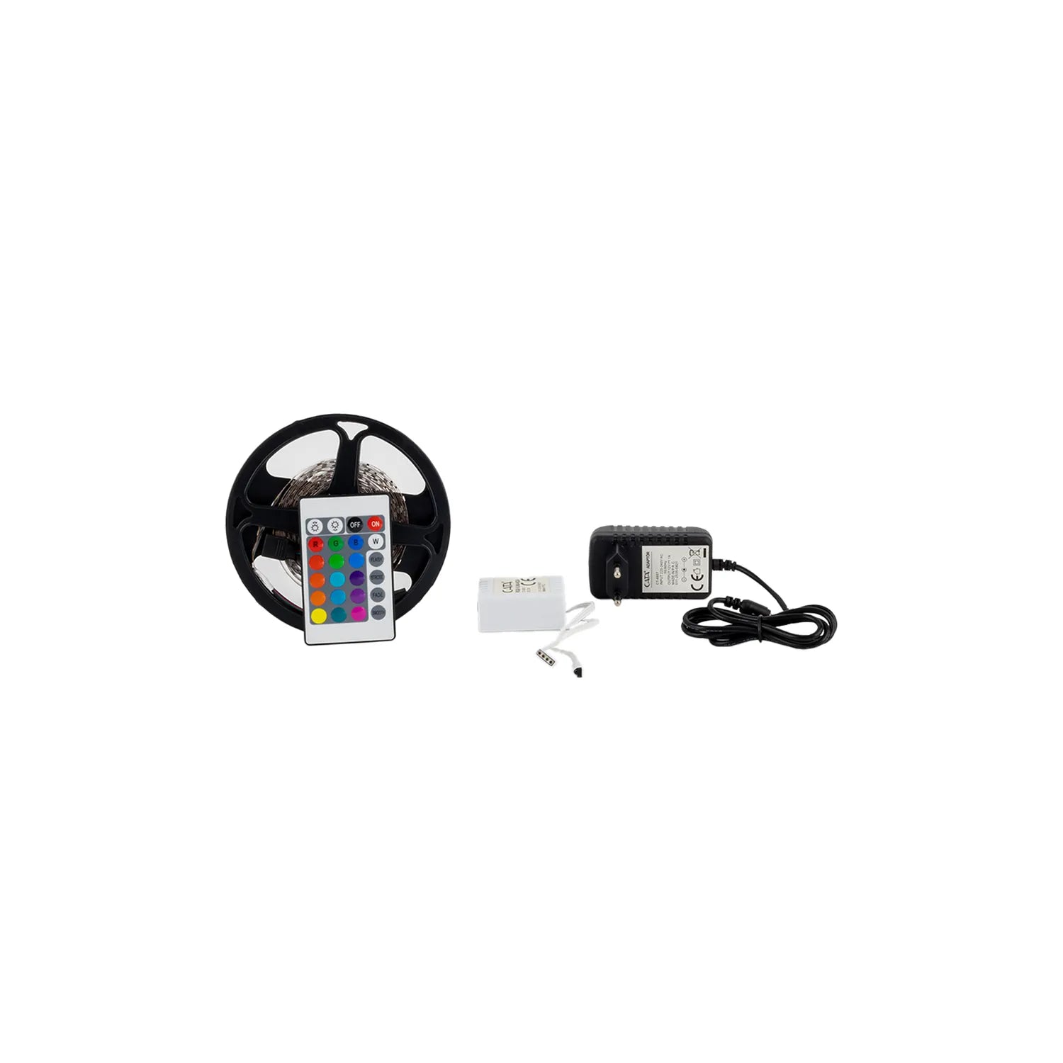 Cata Ct-4557 Rgb Şerit Led Seti ( 5 Mt Rgb Led 3 Renk + Trafo + Rgb Kumanda )