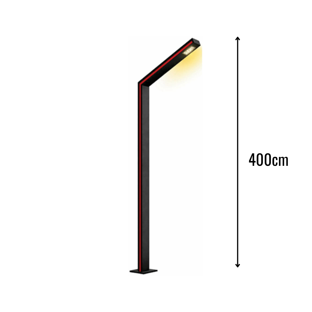 Zerpa Alüminyum Kanal 30w Ledli Tekli Direk Z 12560