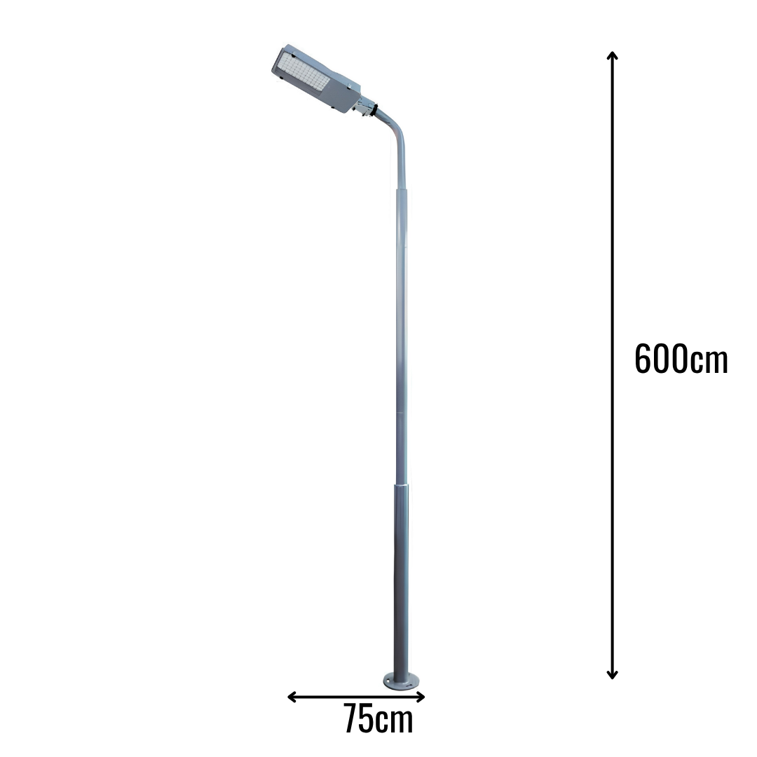 Zerpa S3 Sokak Armatürlü 80w Powerled Tekli Direk Z 21032
