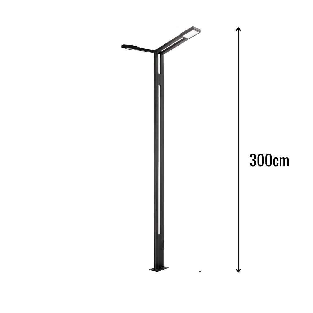 Zerpa Alüminyum Kanal 50w Ledli İkili Direk Z 12585