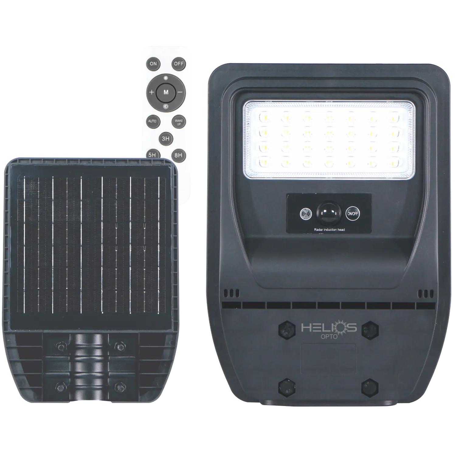 Helios Opto 100 W Solar Sokak Aydınlatma 6500K Beyaz Işık Dış Mekan HS 3863
