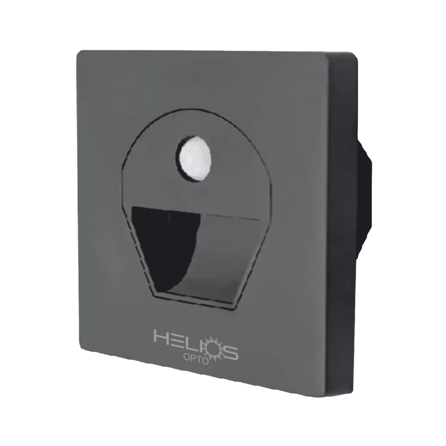 Helios Opto 2 W Sensörlü Koridor Aydınlatma Siyah Kasa 6500K Beyaz Işık Rengi HS 6019