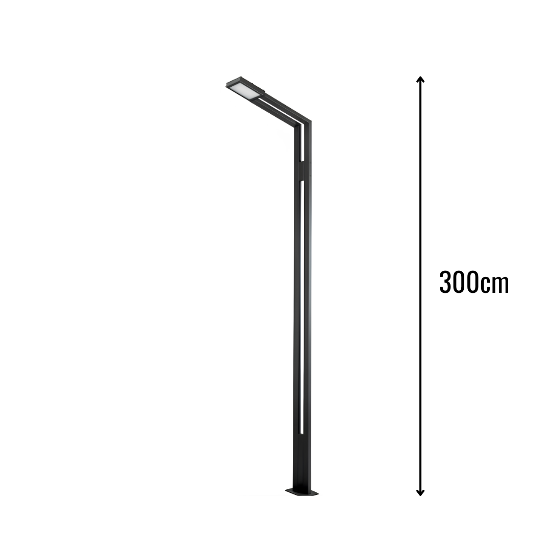 Zerpa Alüminyum Kanal 50w Ledli Tekli Direk Z 12586