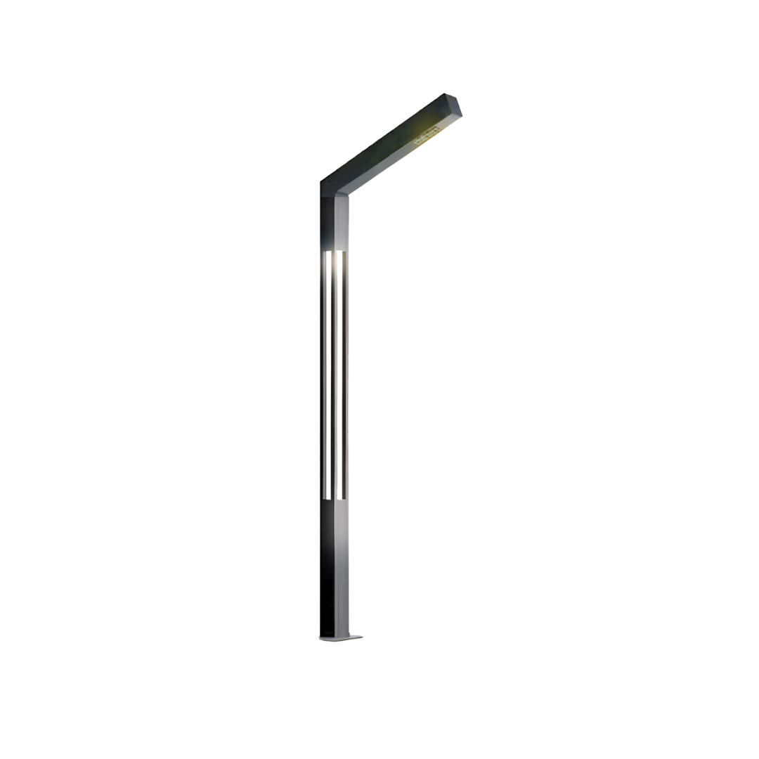 Zerpa Alüminyum Kanal 30w Ledli Tekli Direk Z 12581