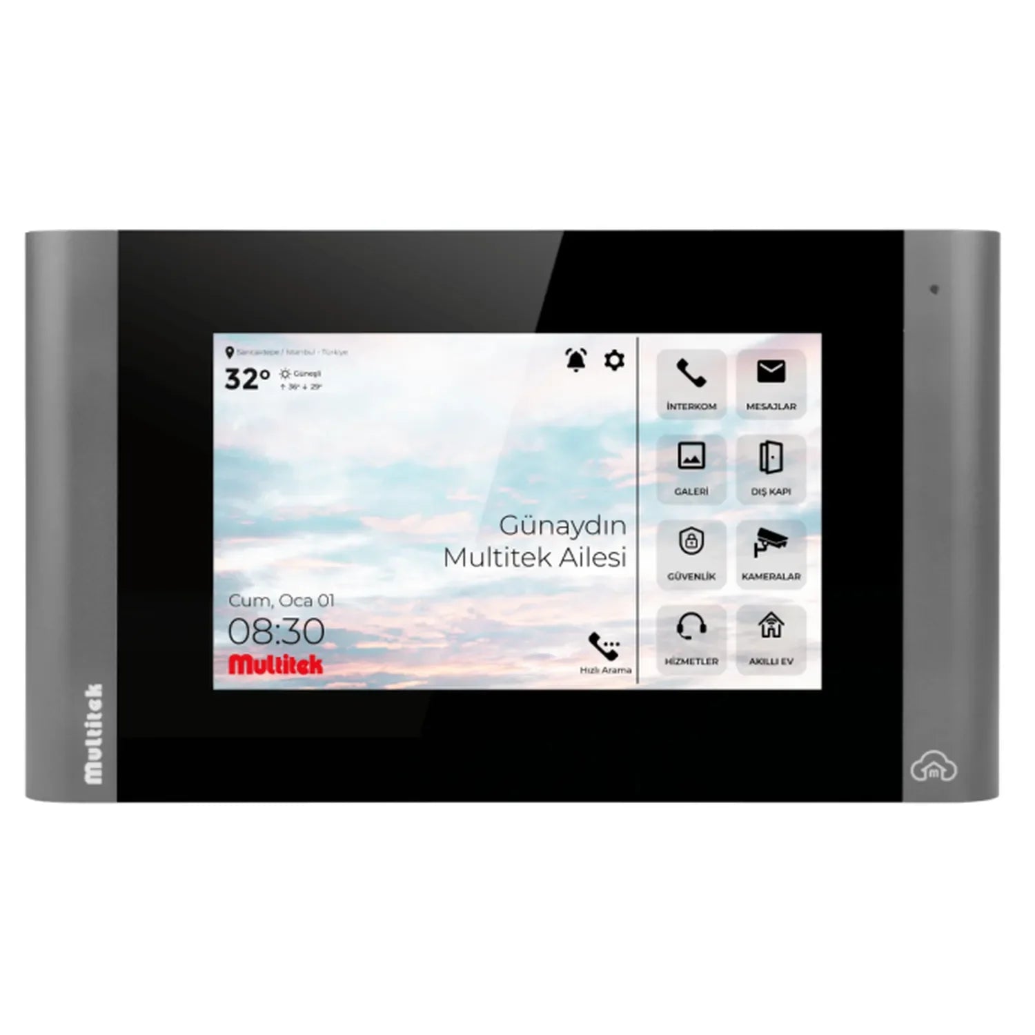 Multitek VIP74 IP Daire Monitörü