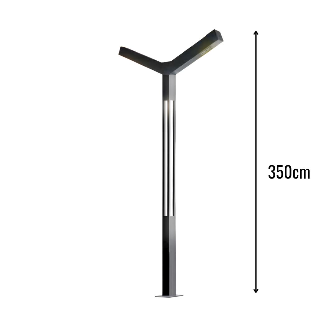 Zerpa Alüminyum Kanal 30w Ledli İkili Direk Z 12580