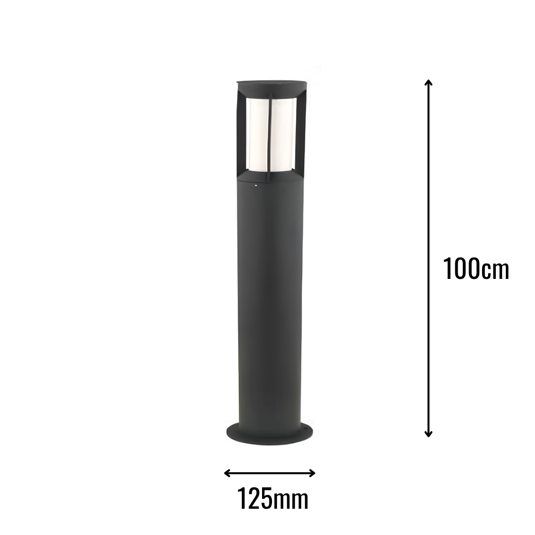 Zerpa Alüminyum Yuvarlak Anıt 10w Ledli Tekli Direk Z 12712