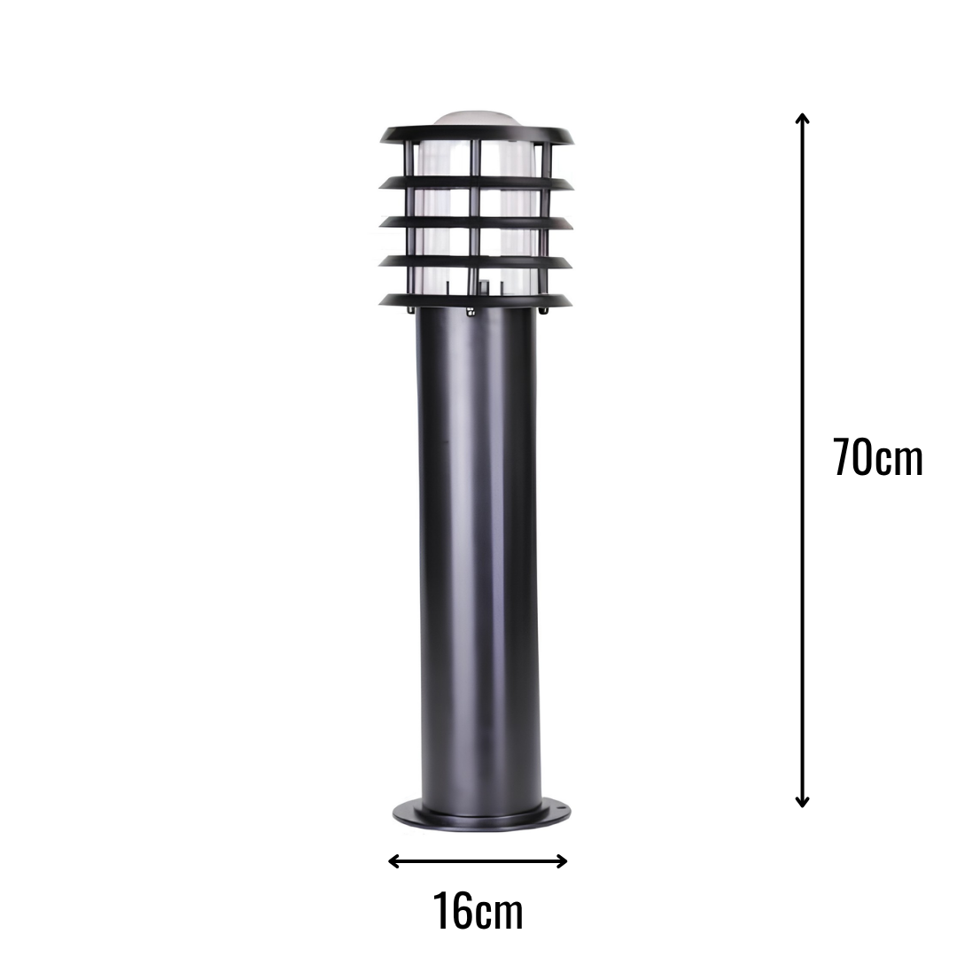 Zerpa Alüminyum E27 Duylu Bollard Tekli Z 20453