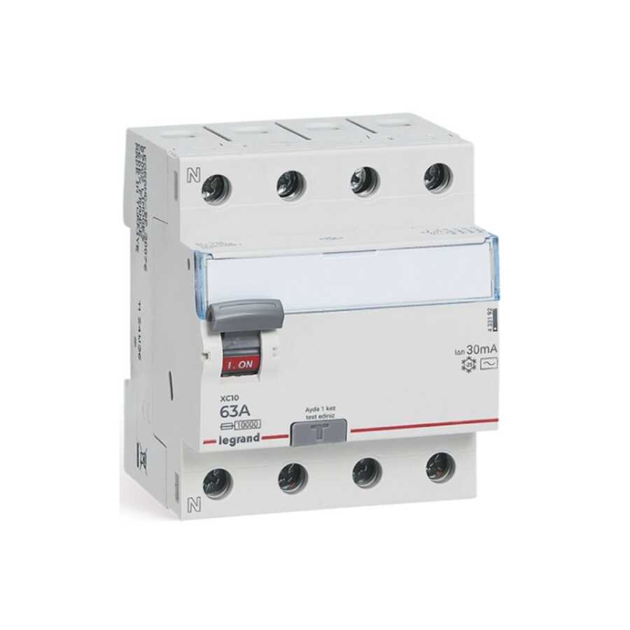 Legrand XC10 4x63A 30mA Kaçak Akım Koruma Anahtarı 433192
