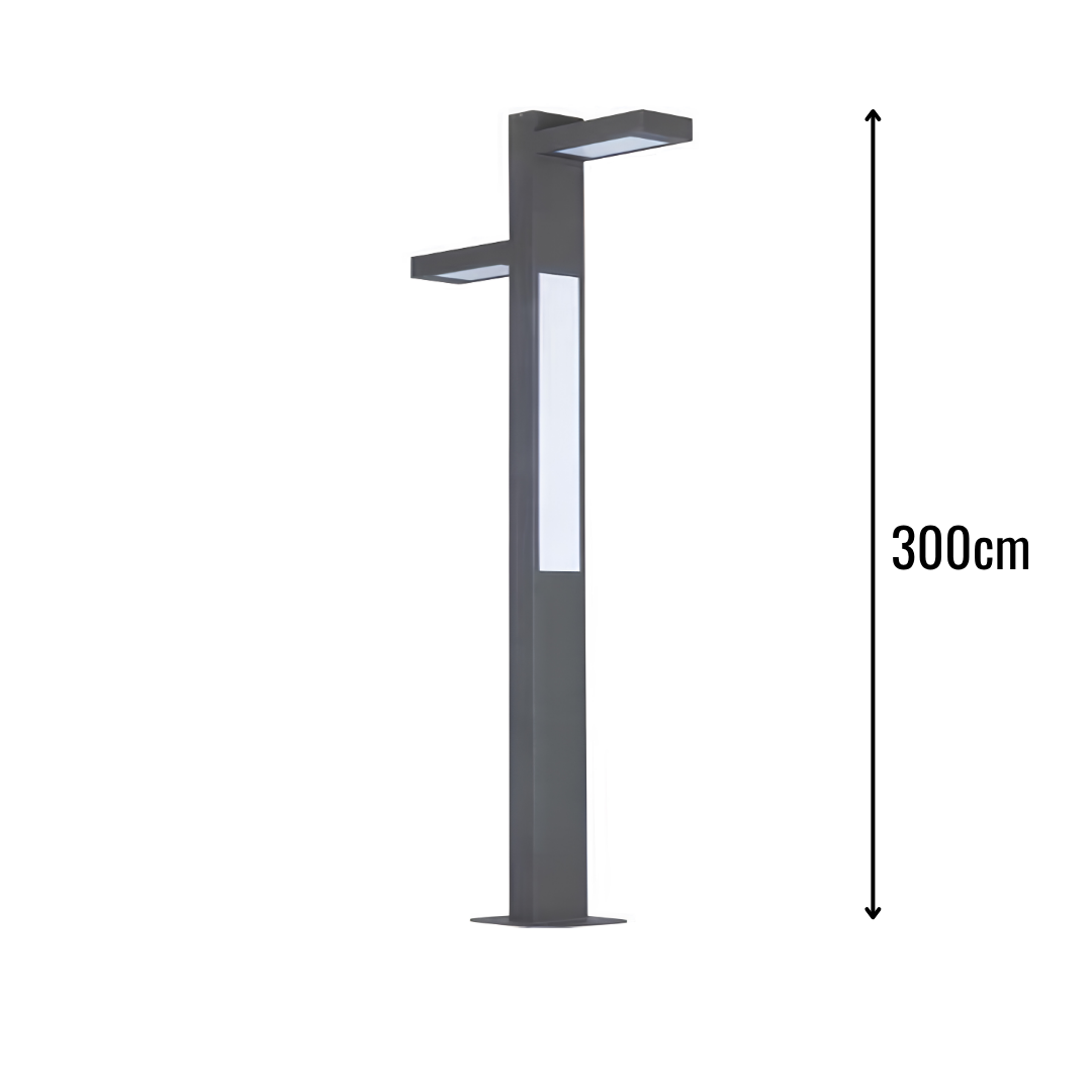 Zerpa Alüminyum ve Profil 35w Ledli İkili Direk Z 12802