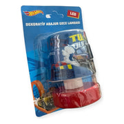 Nisa Luce Lisanslı Led Mini Abajur Hot Wheels 2x1,5 Ledli Pilli Gece Lambası