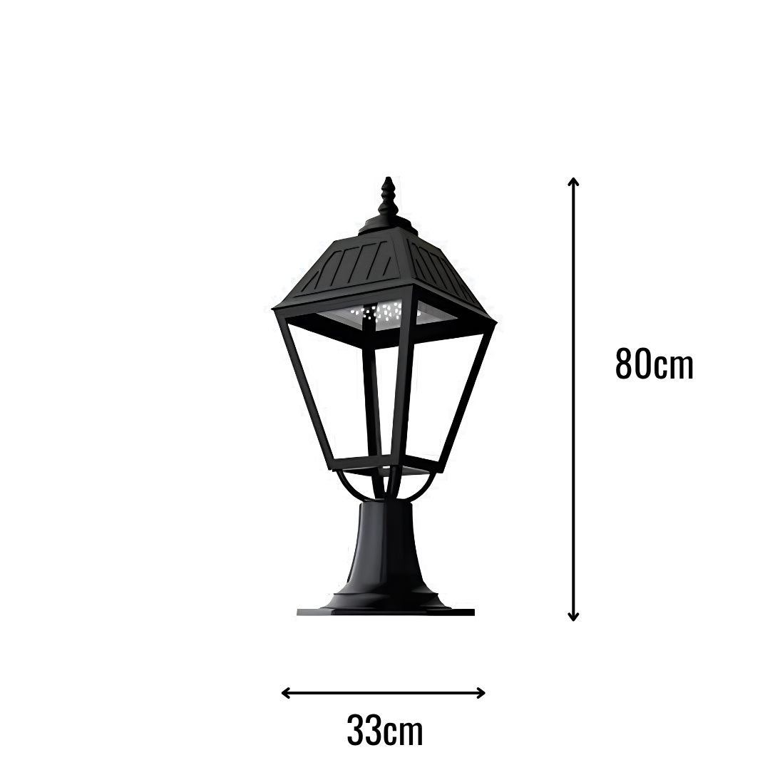 Zerpa Büyük Döküm 45w Ledli Siyah Set Üstü Z 9970