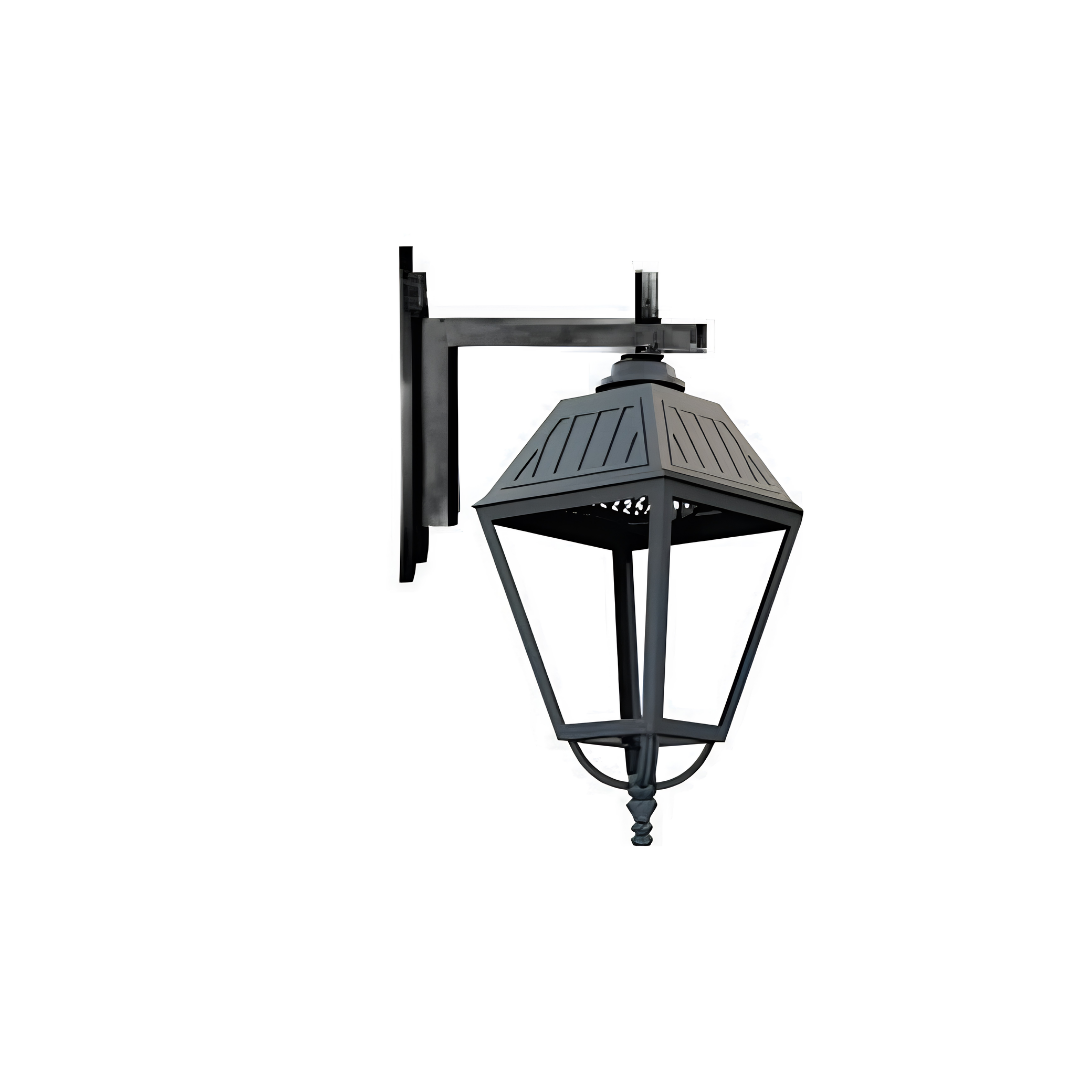 Zerpa Büyük Döküm 45w Ledli Siyah Duvar Z 9971