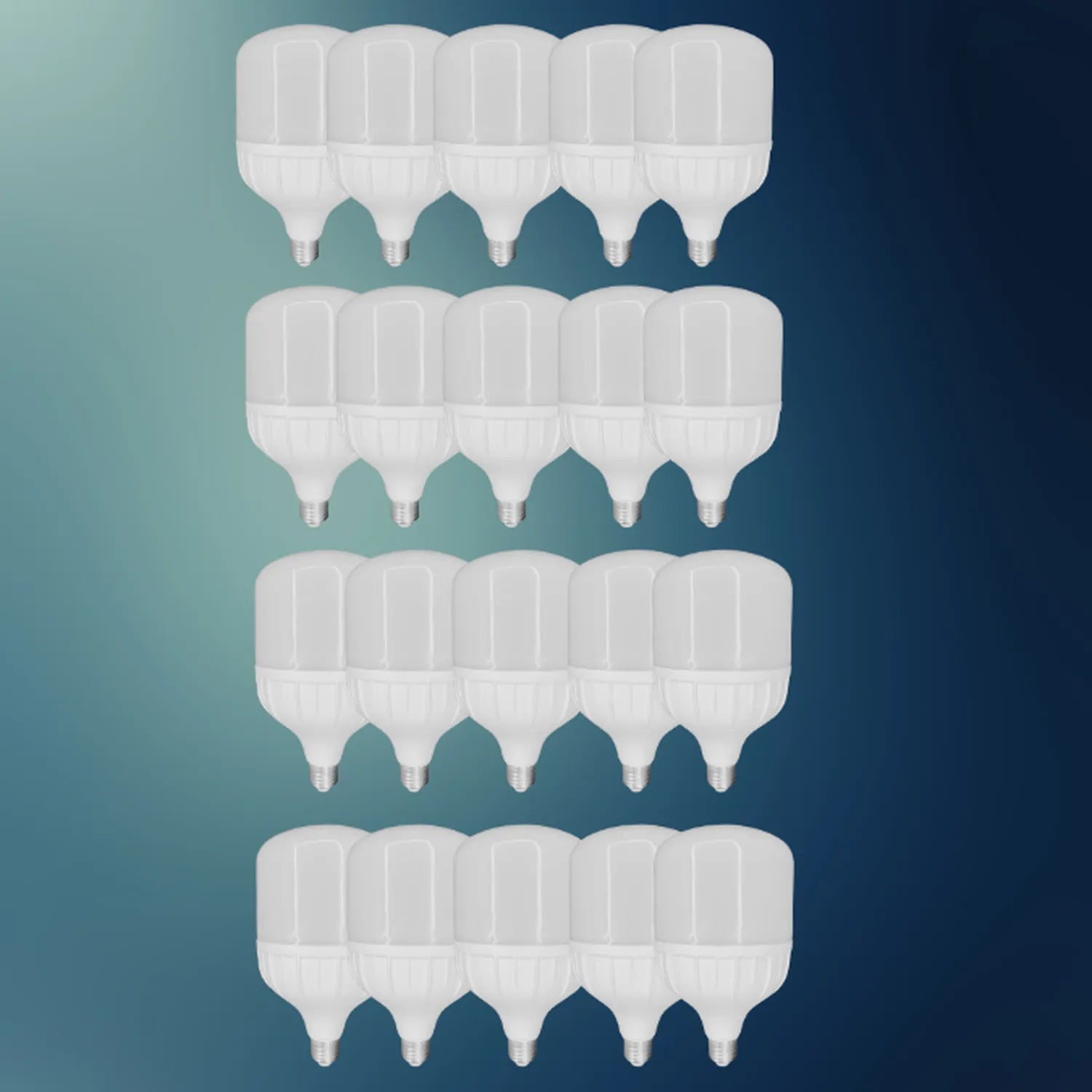 20'li Paket 30w Büyük Boy 6500K Beyaz Işık E27 Led Tasarruflu Ampül
