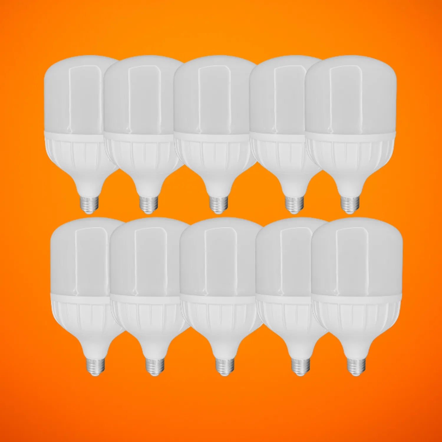 10'lu Paket 40w Büyük Boy 6500K Beyaz Işık E27 Led Tasarruflu Ampül
