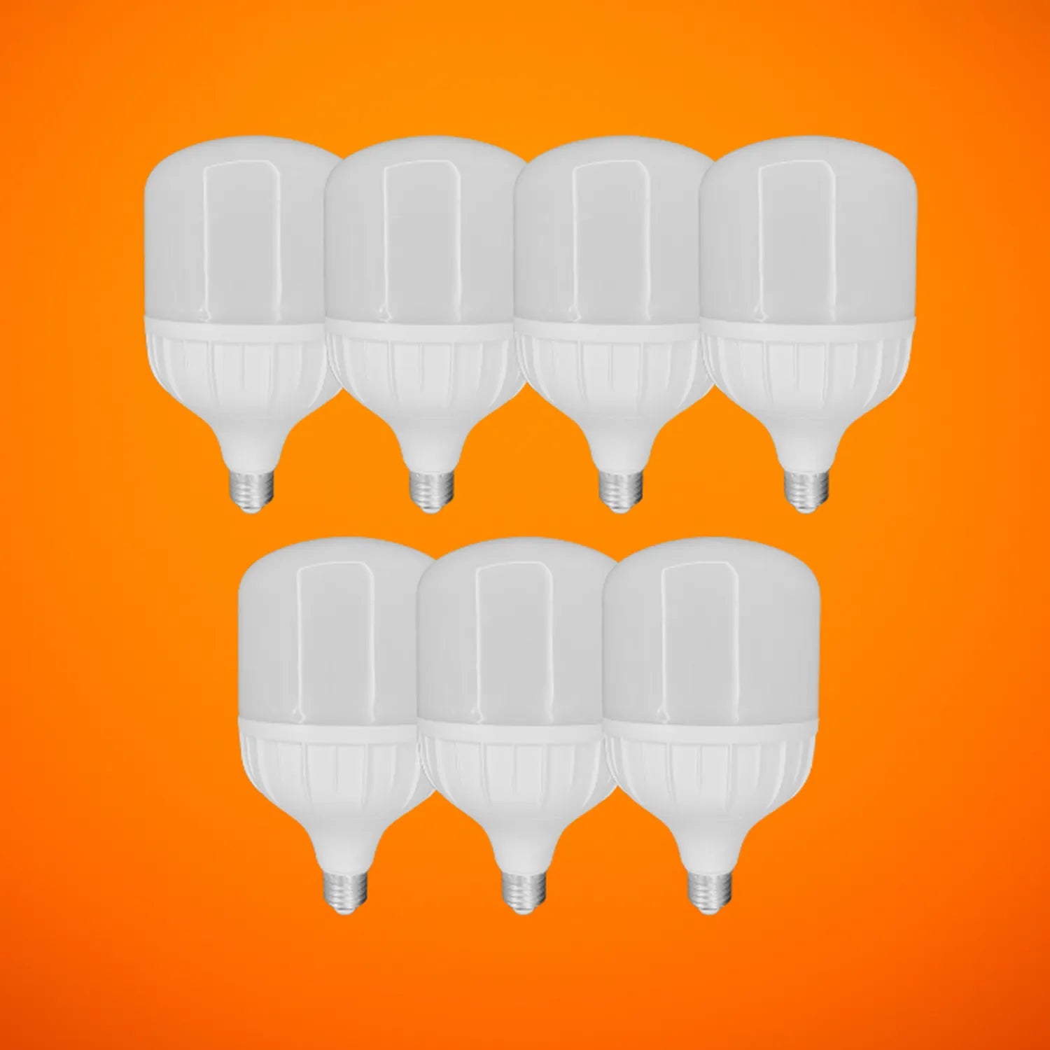 7'li Paket 40w Büyük Boy 6500K Beyaz Işık E27 Led Tasarruflu Ampül