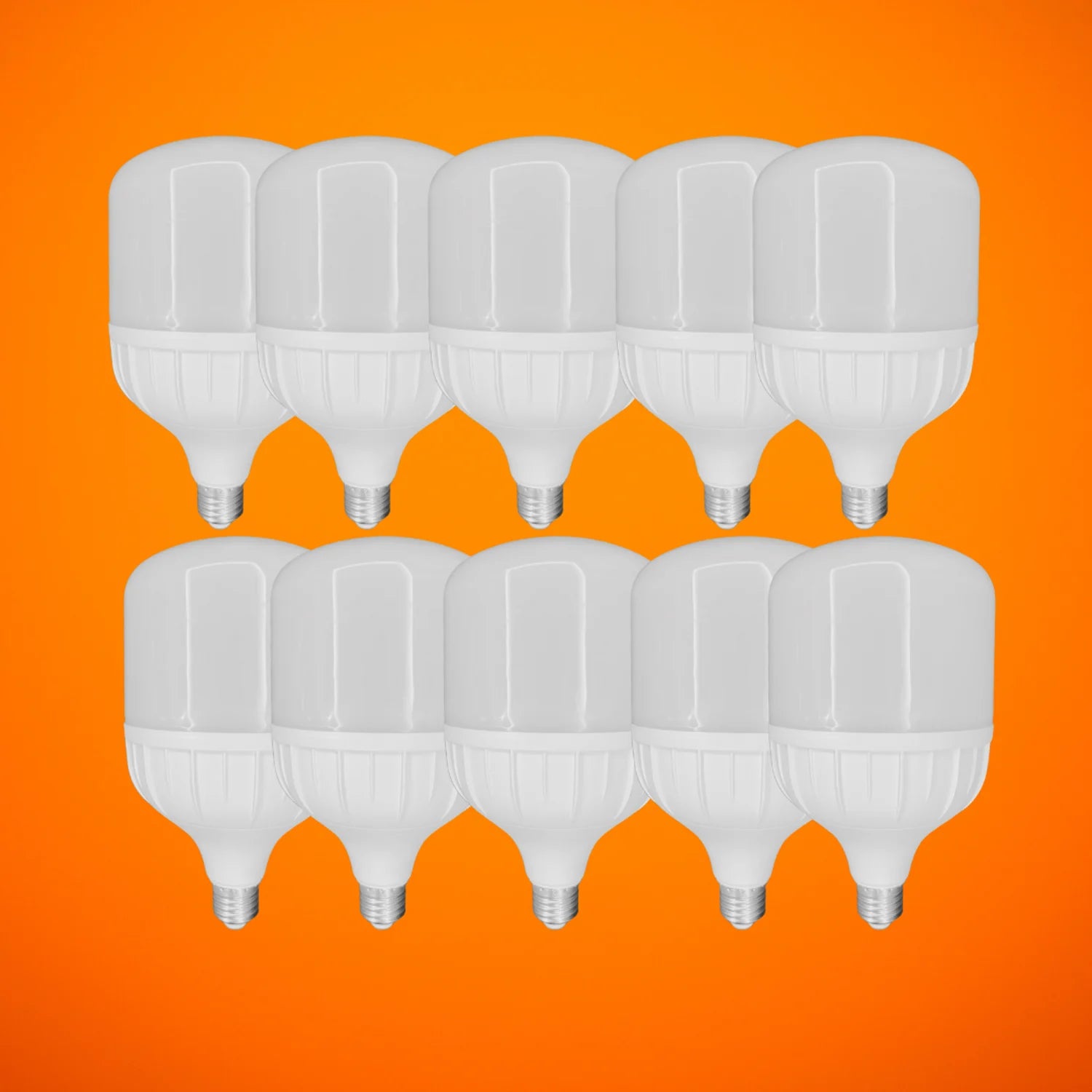 10'lu Paket 60w Büyük Boy 6500K Beyaz Işık E27 Led Tasarruflu Ampül