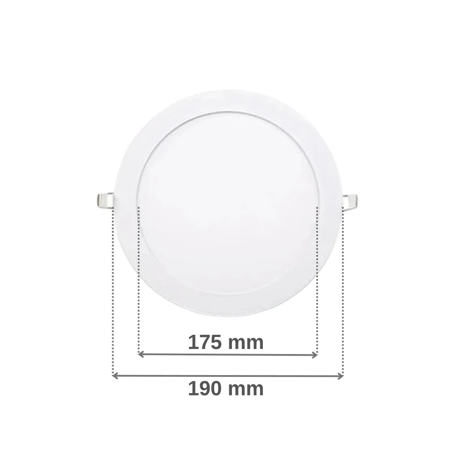 15W 6500K Beyaz Sıva Altı Beyaz Kasa Yuvarlak Led Panel Armatür