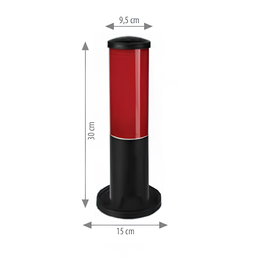 Zerpa Bollard Kırmızı Set Üstü Z 13404