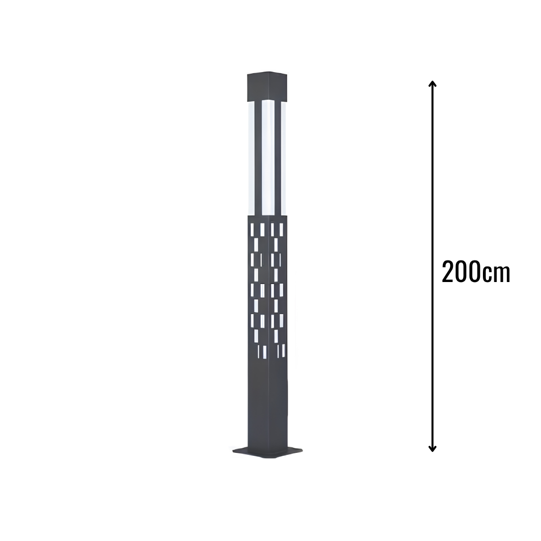 Zerpa Alüminyum Bollard Direk Z 12907