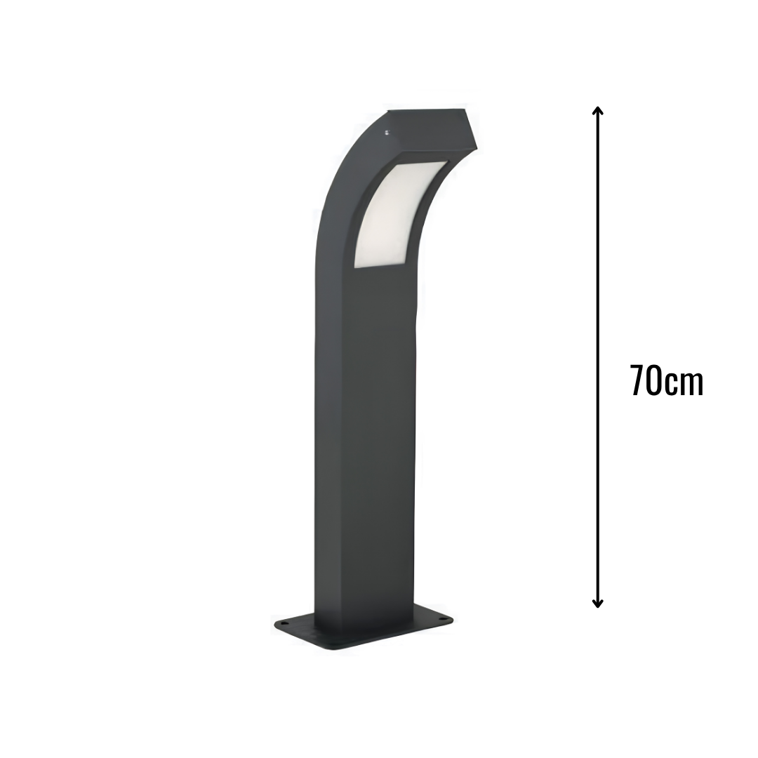 Zerpa Alüminyum 10w Ledli Bollard Tekli Direk Z 13010
