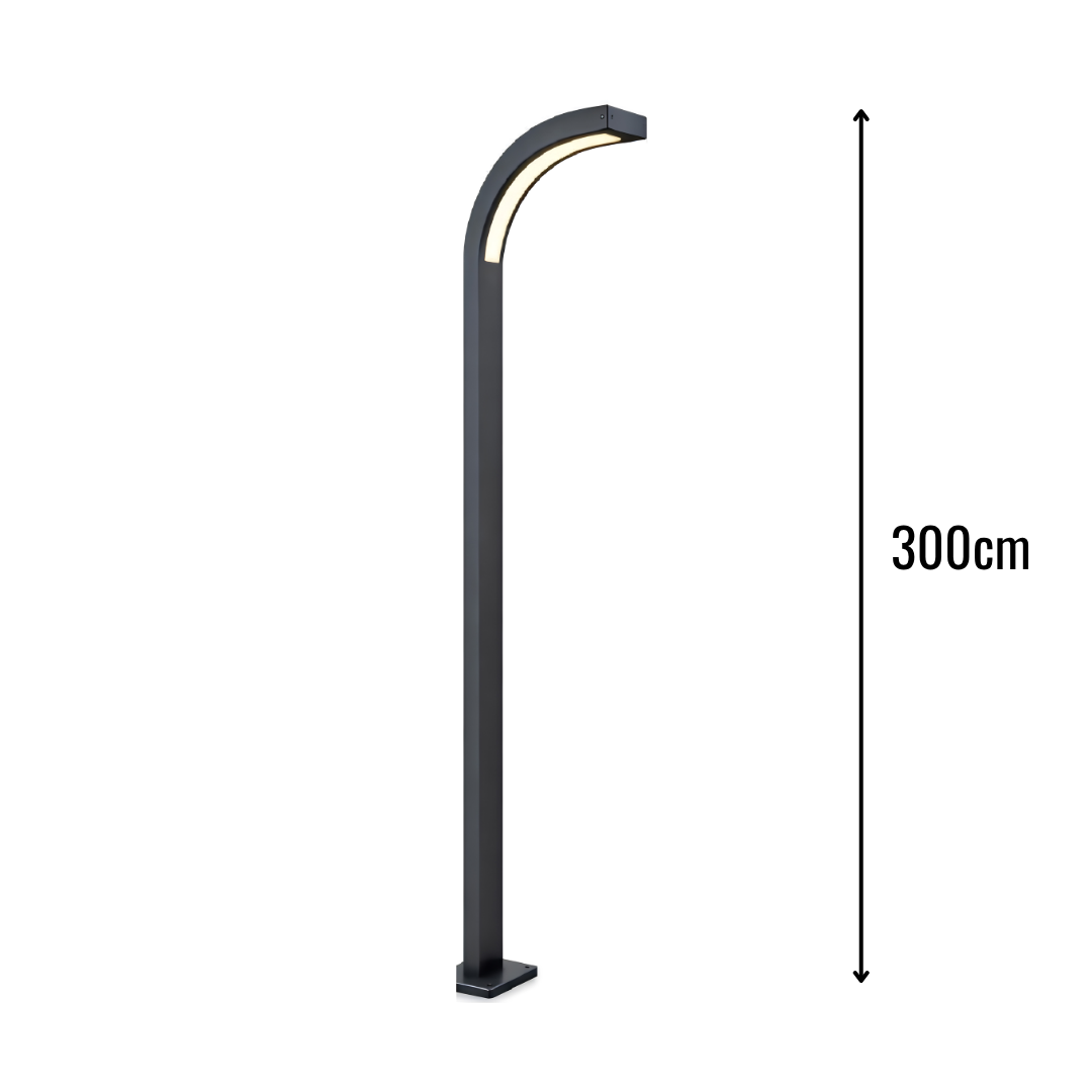 Zerpa Alüminyum 10w Ledli Bollard Tekli Direk Z 13012