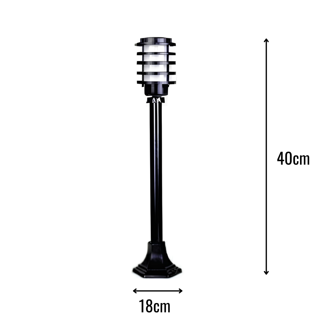 Zerpa Alüminyum E27 Duylu Bollard Tekli Z 20353