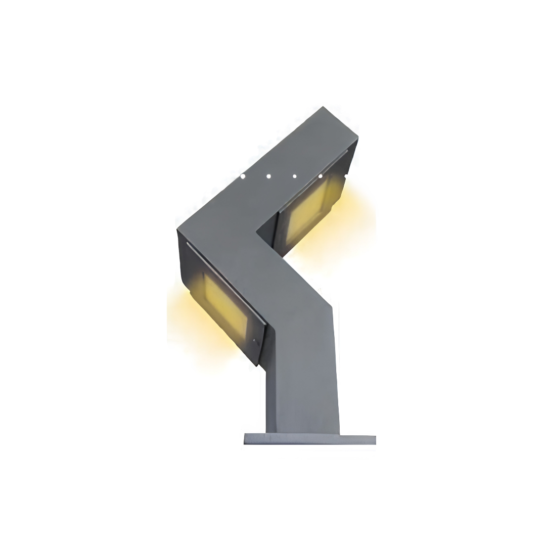 Zerpa Alüminyum 10w Ledli Bollard İkili Direk Z 13001