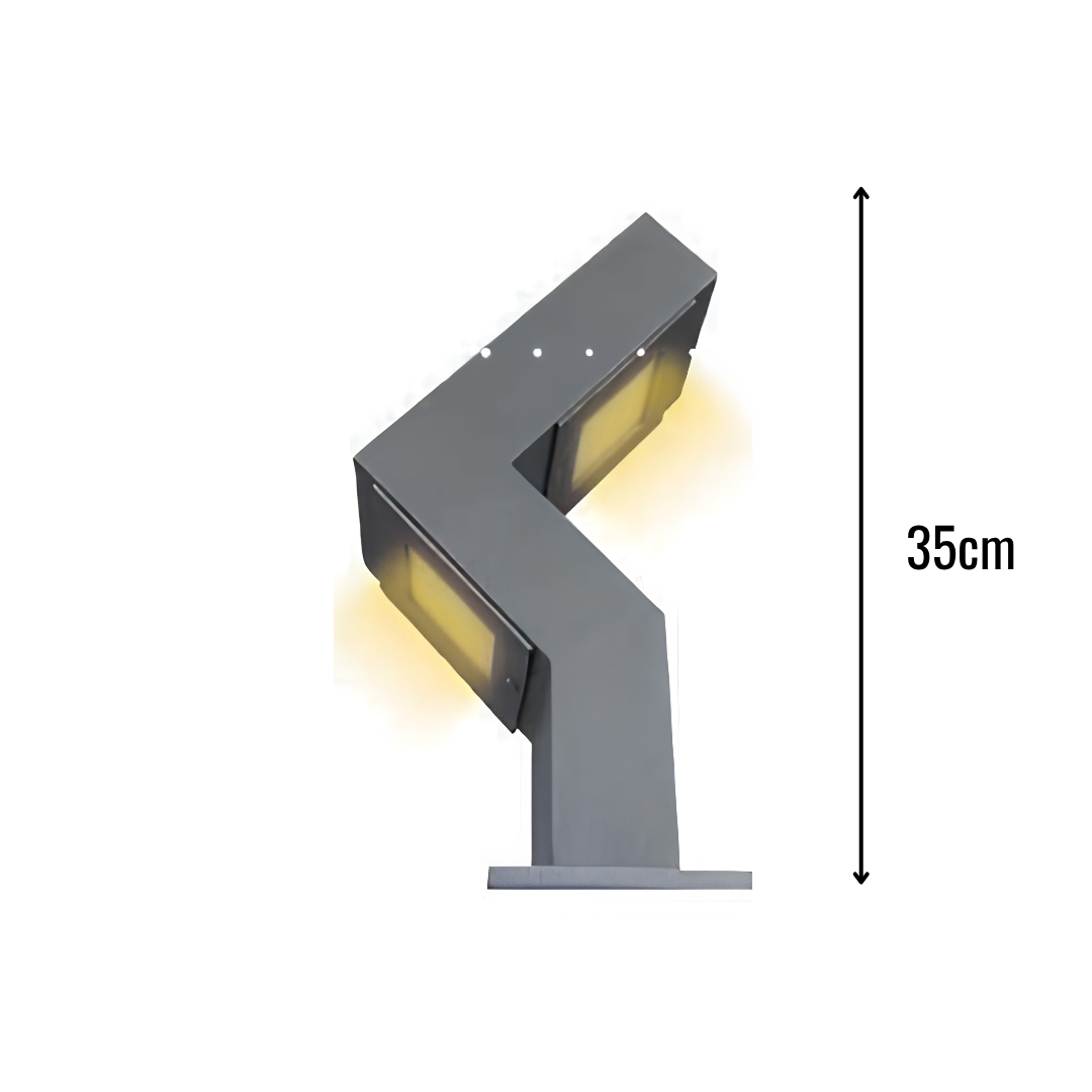Zerpa Alüminyum 10w Ledli Bollard İkili Direk Z 13001